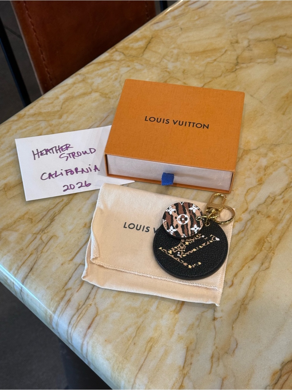 Louis Vuitton Giant Monogram JUNGLE Bag Charm and Key Holder